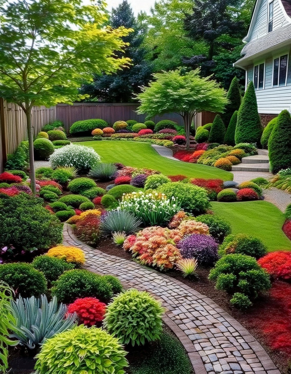 Modern Geometric Garden
