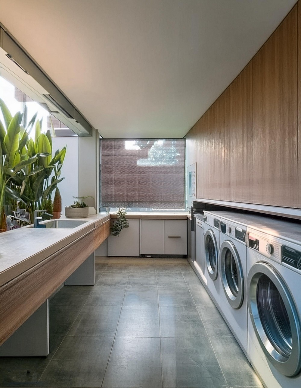 Modern Minimalist Laundry