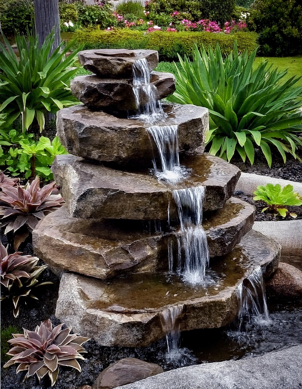 Natural Boulder Fountain