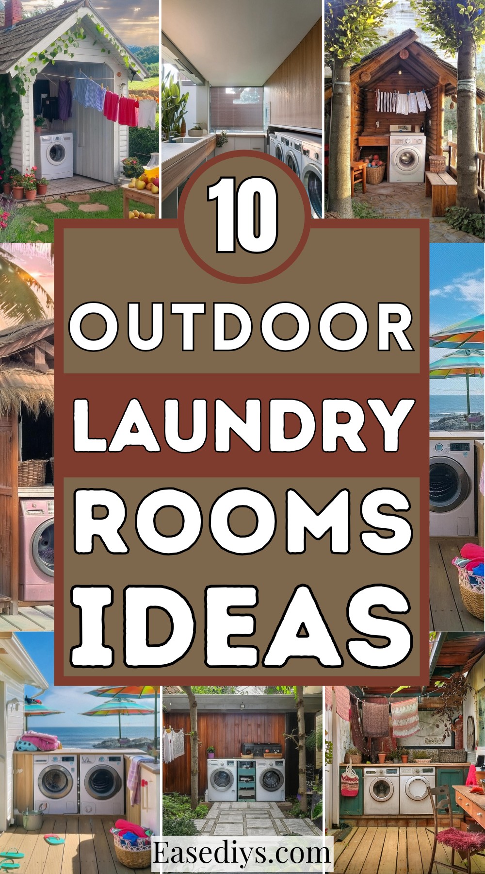 Outdoor Laundry Rooms Ideas