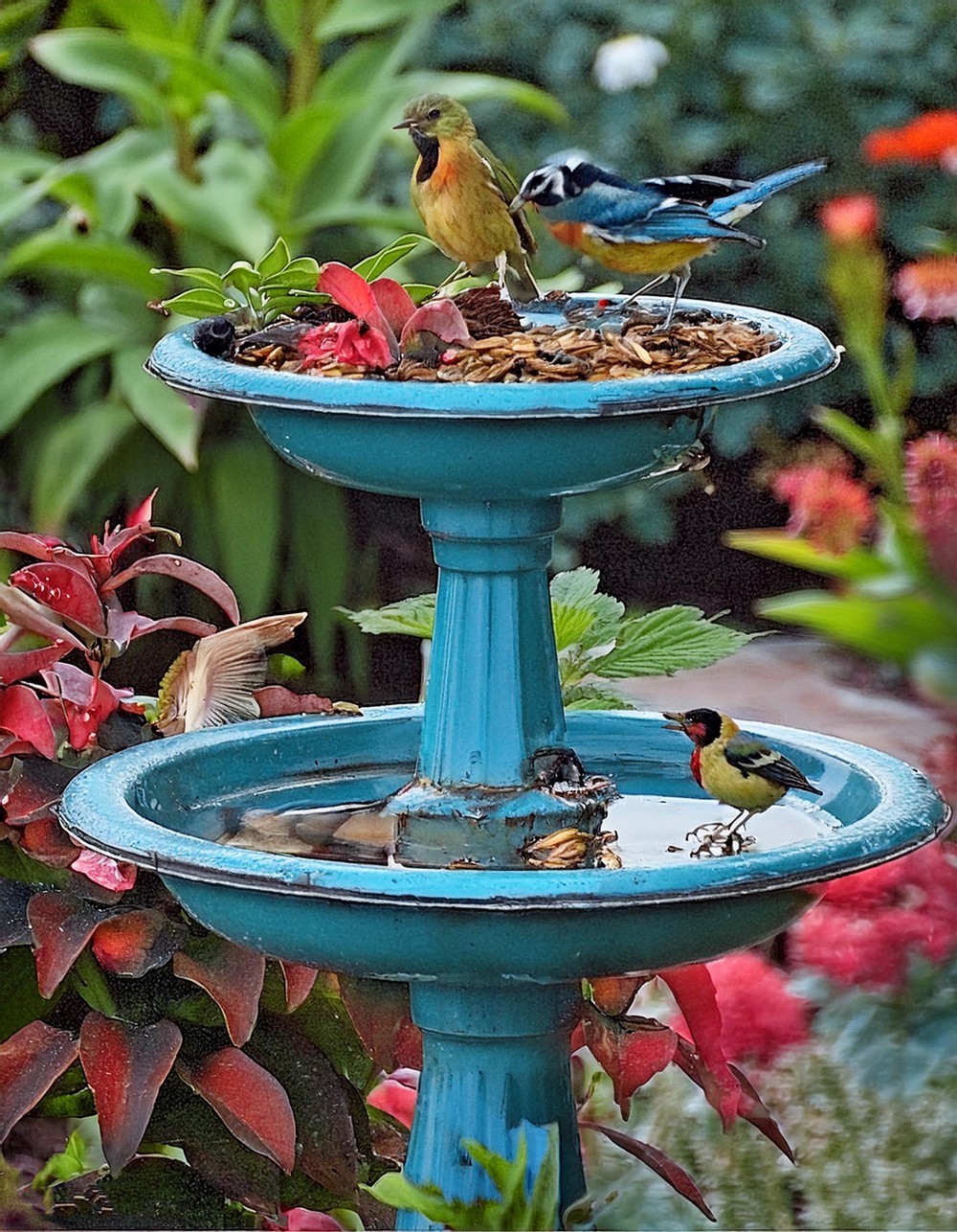 Repurposed-Sink-Bird-Bath