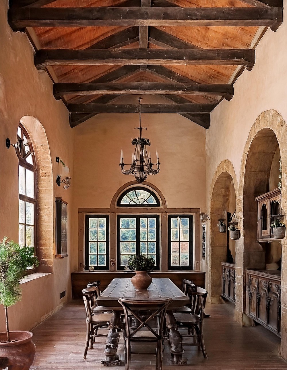 Rustic Wooden Beams