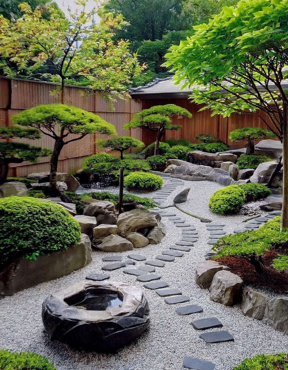 Serene Japanese Zen Garden