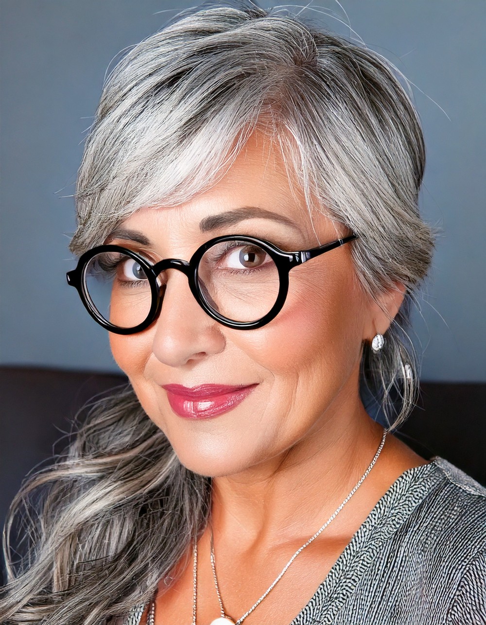 Silver Shaggy Pixie