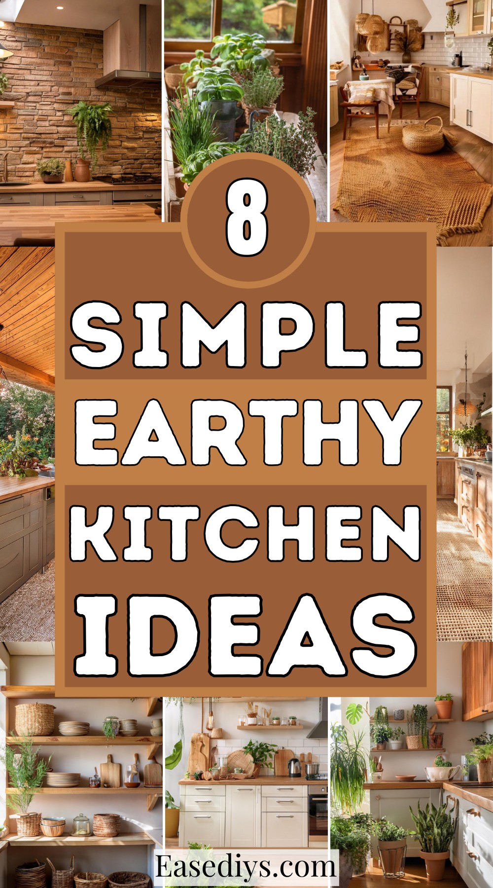 Simple Earthy Kitchen Ideas