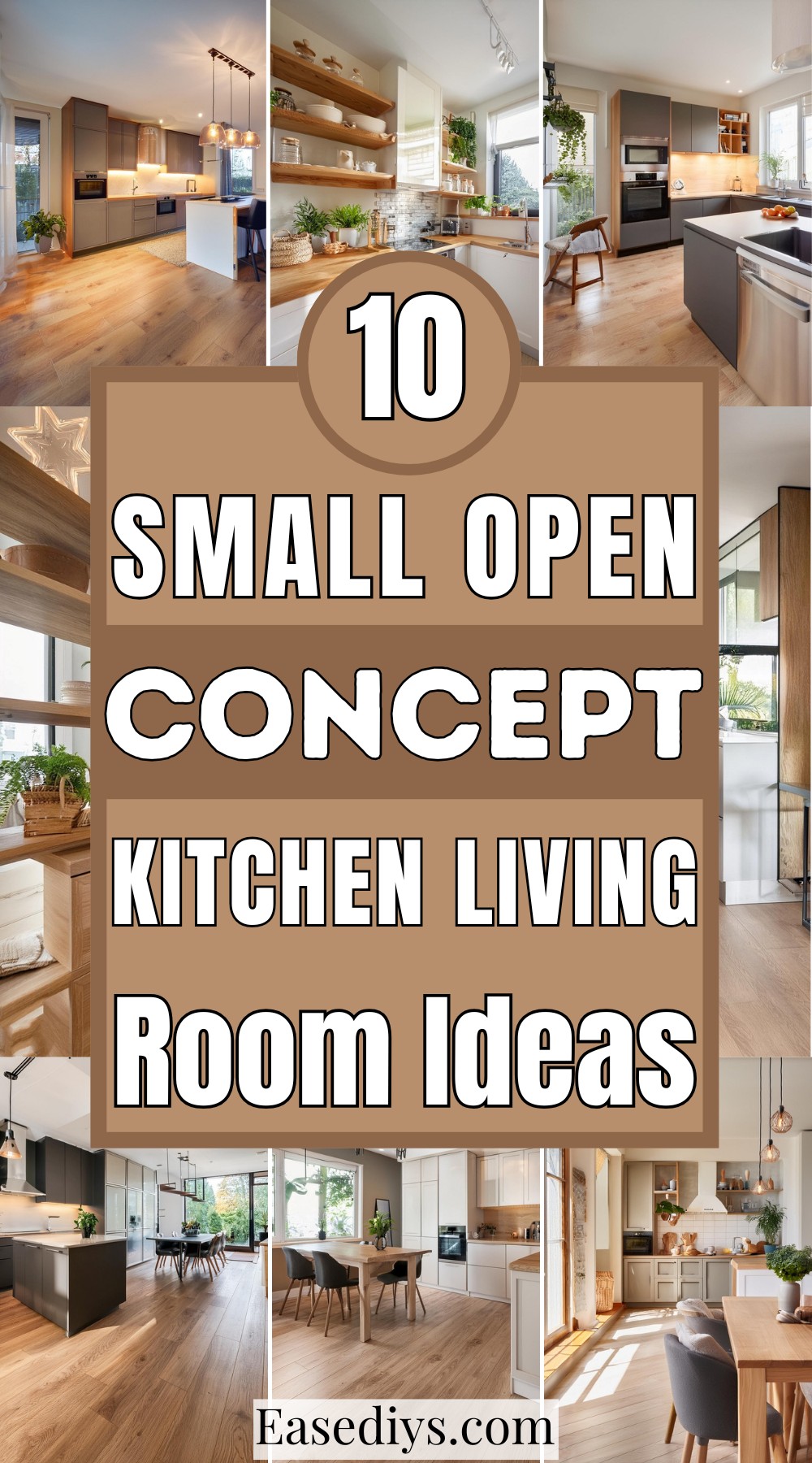 Small Open Concept Kitchen Living Room Ideas