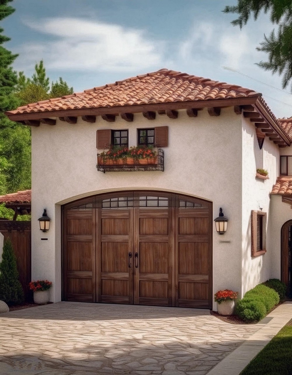 Spanish-Style Garage