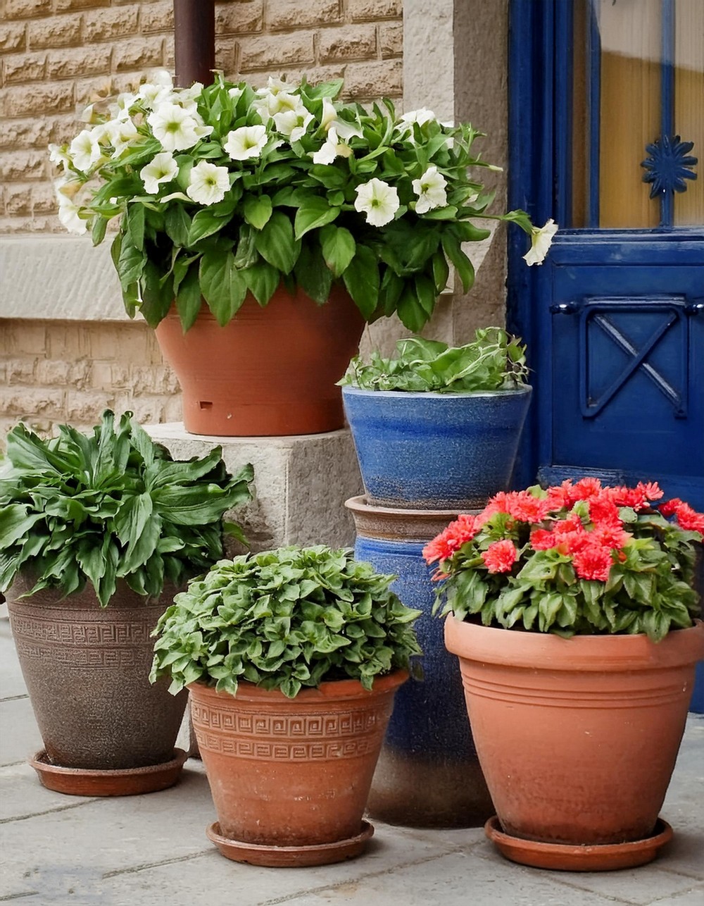 Stoneware Flower Pots