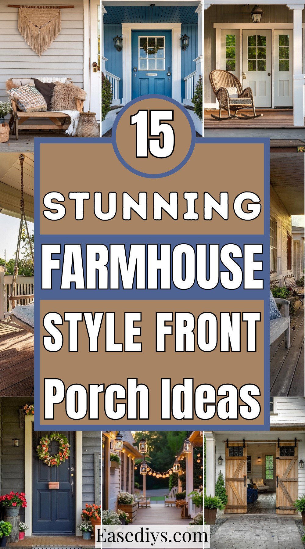 Stunning Farmhouse Style Front Porch Ideas