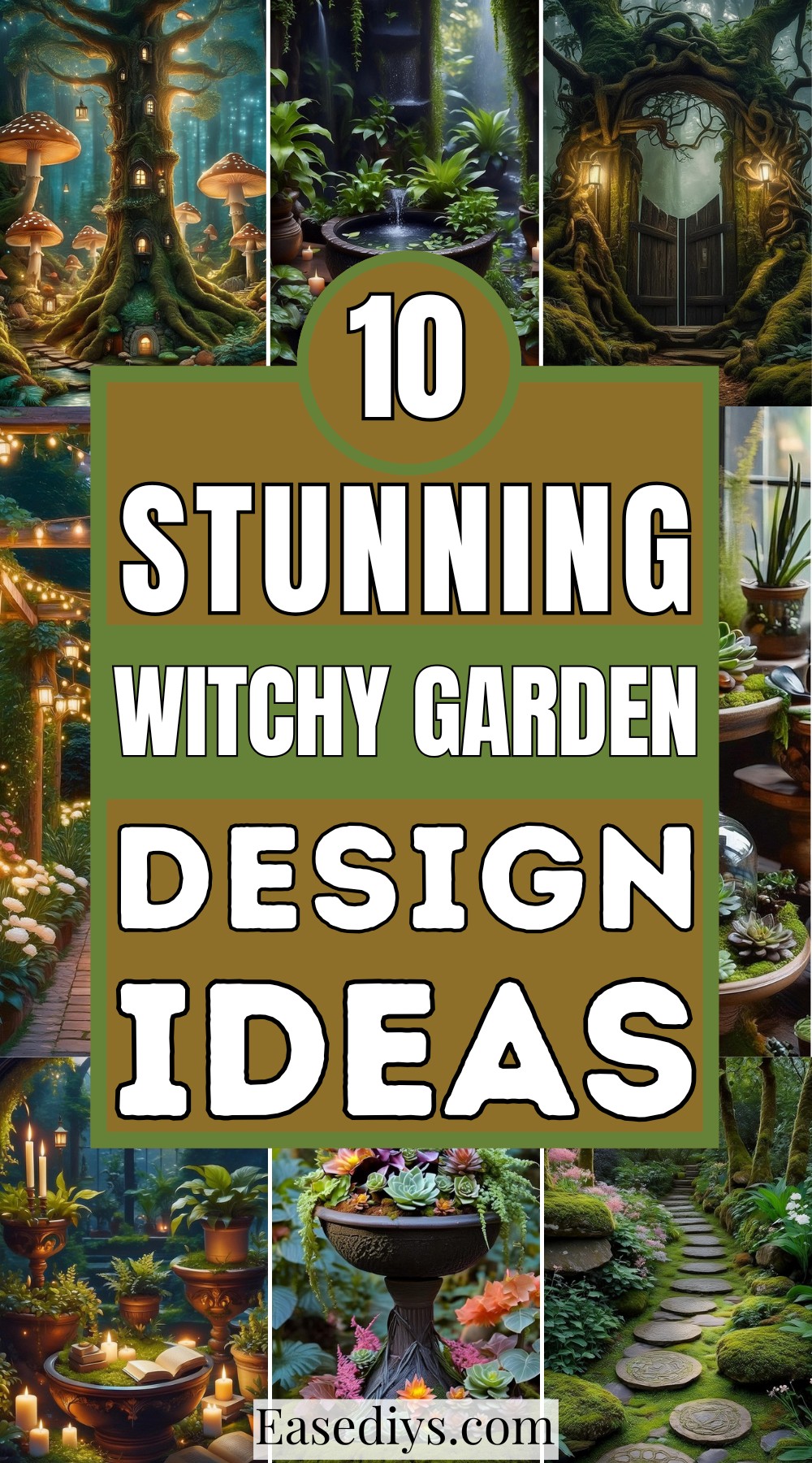 Stunning Witchy Garden Design Ideas
