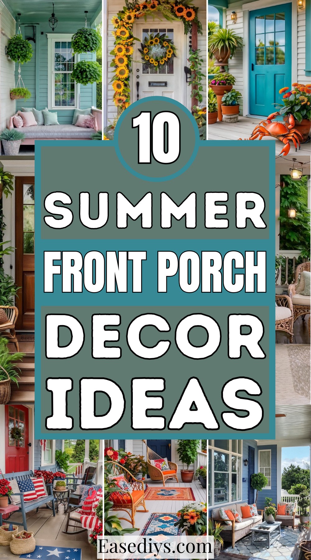 Summer Front Porch Decor Ideas