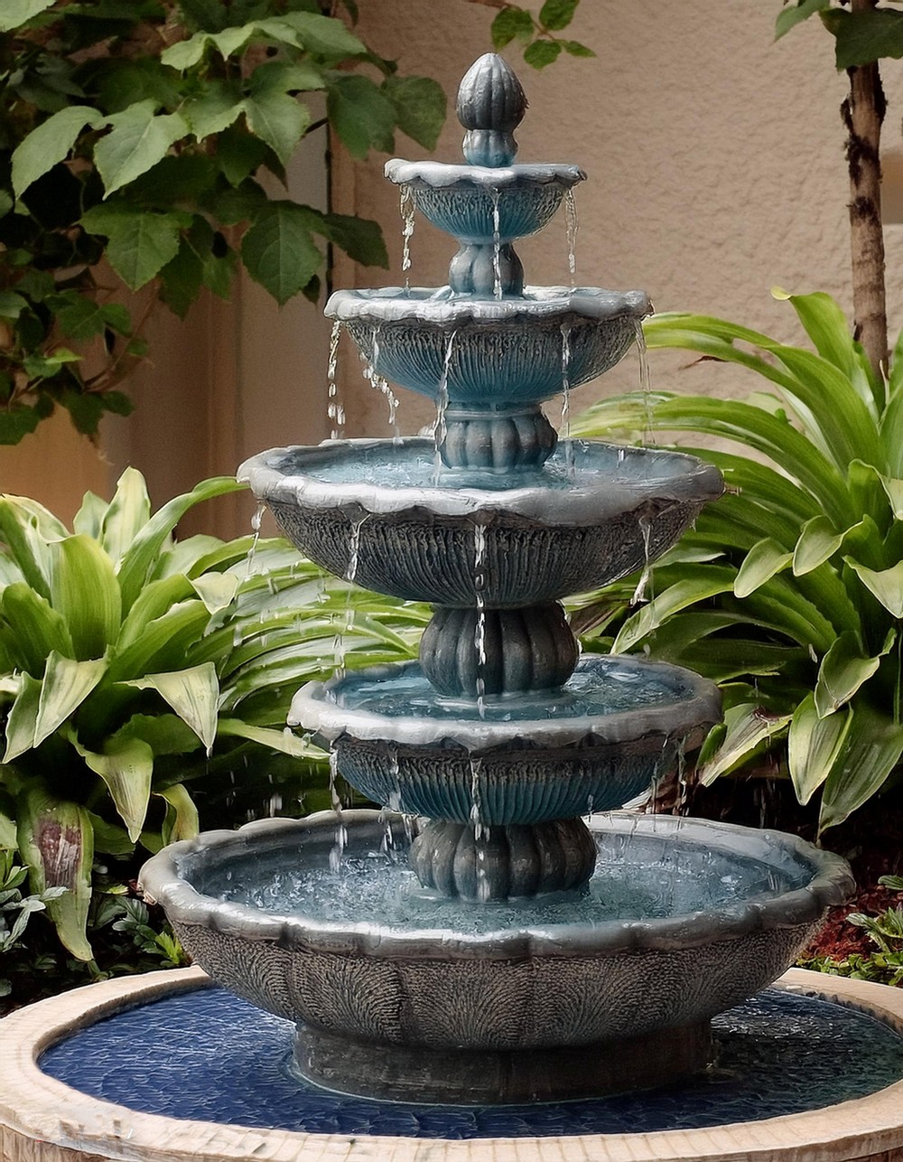 Tiered Ceramic Fountain