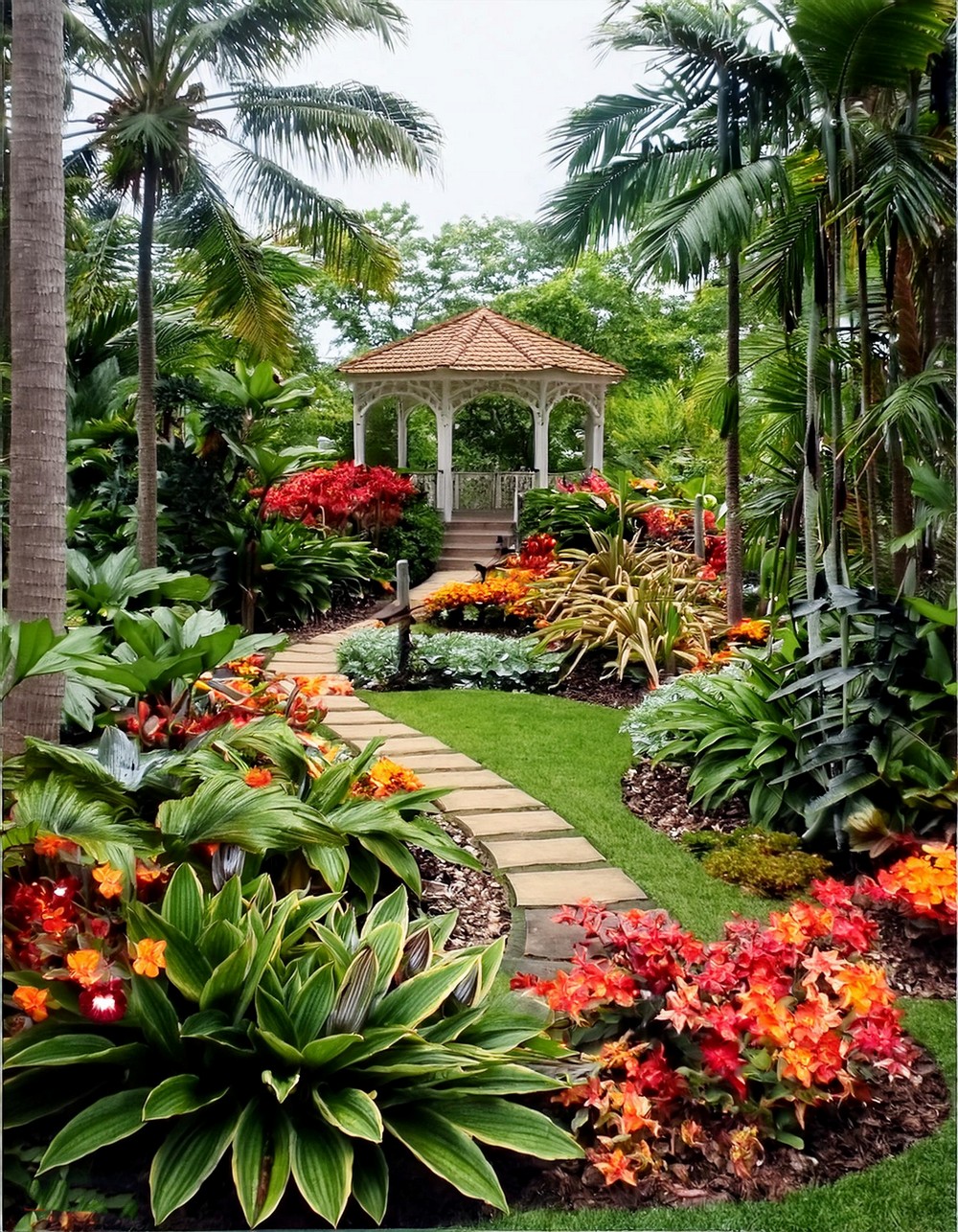 Tropical Paradise Garden