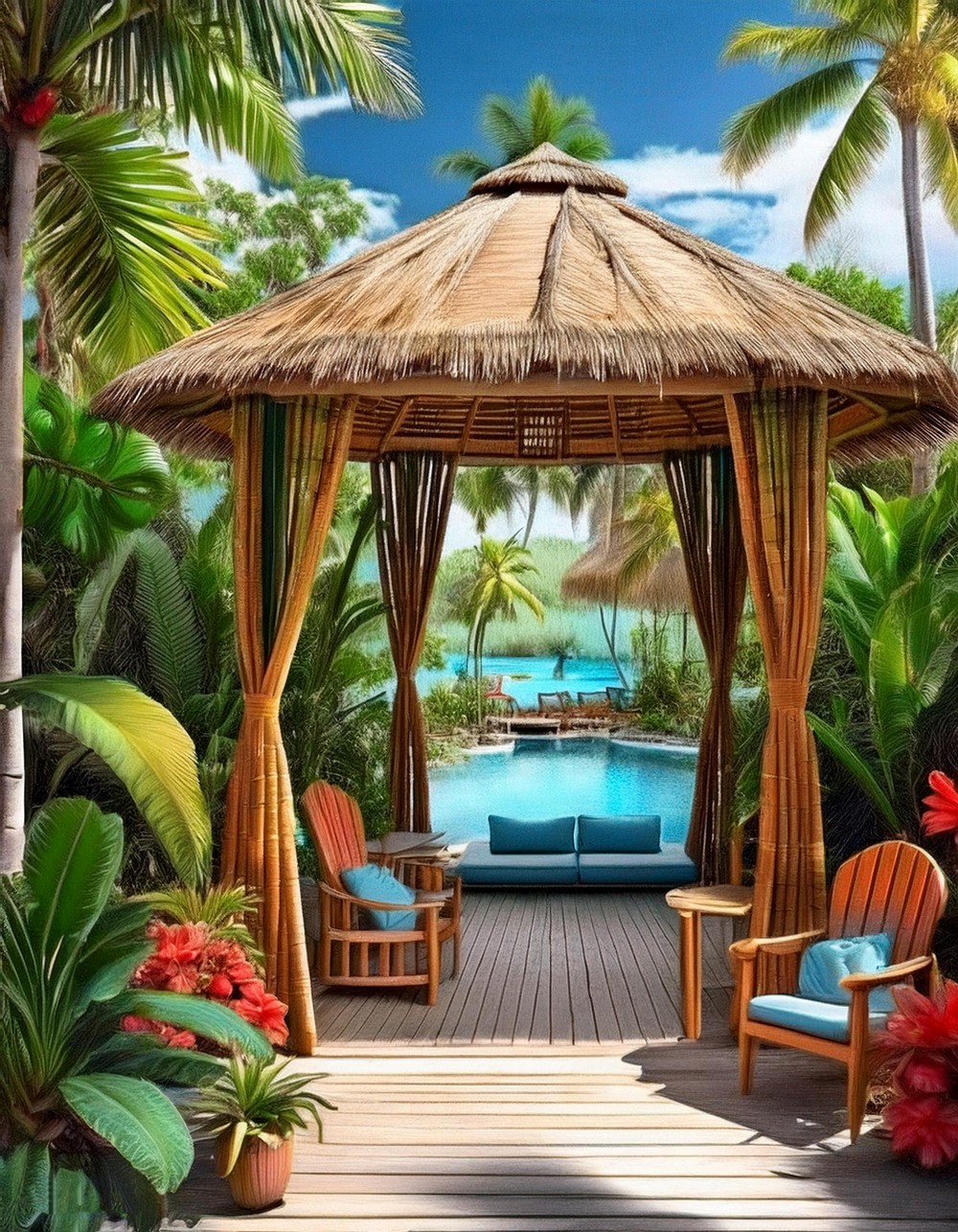 Tropical Tiki Cabana