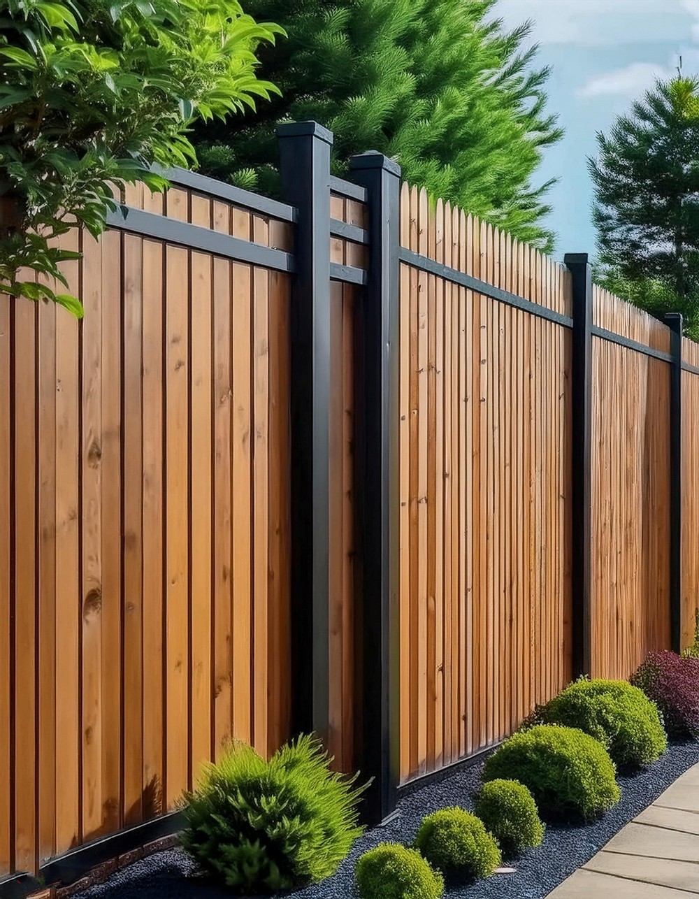 Vertical Slat Fencing