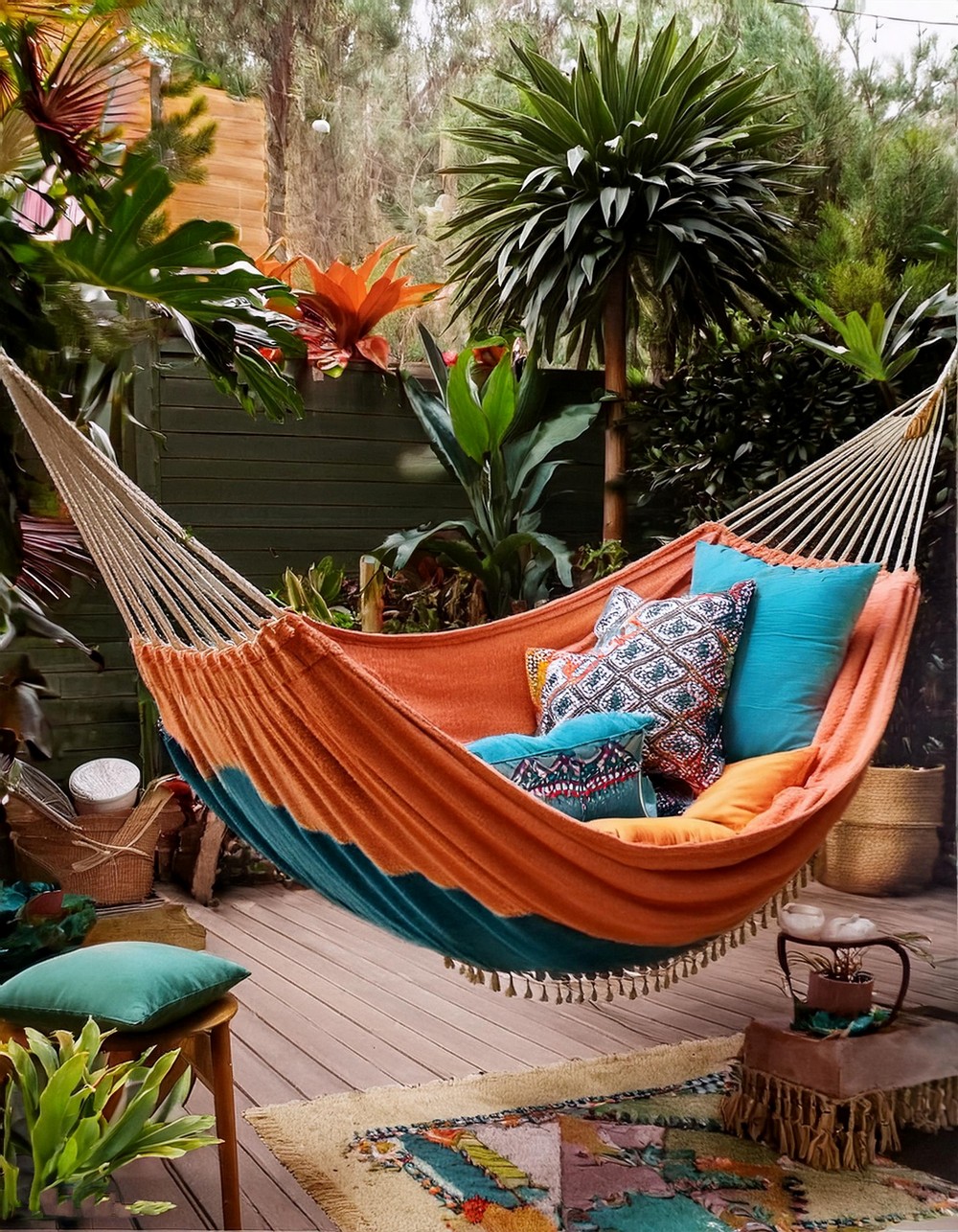 Vibrant Colors Hammock Oasis