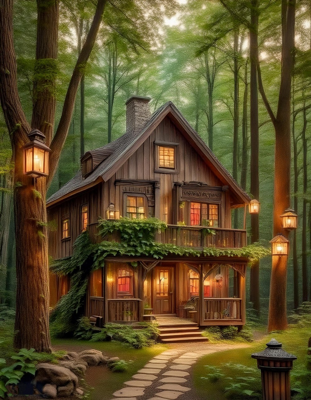 Whimsical Woodland Retreat