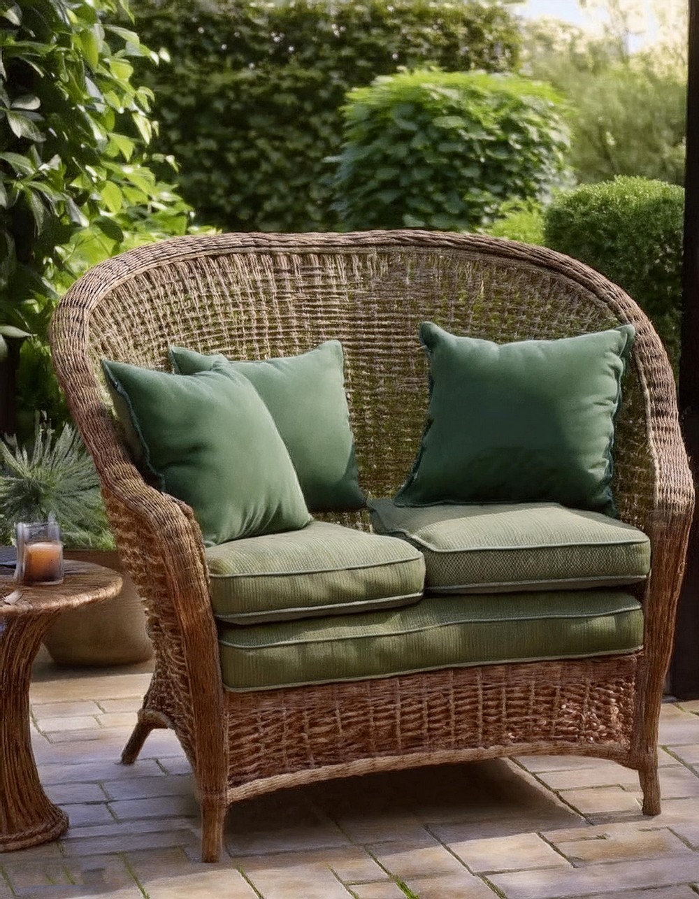 Wicker Loveseat
