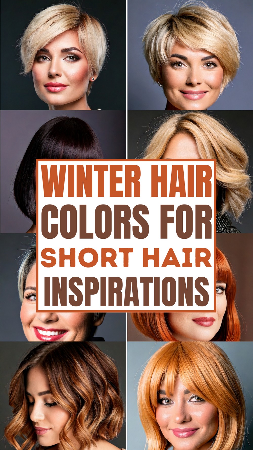 Winter Hair Colors For Short Hair