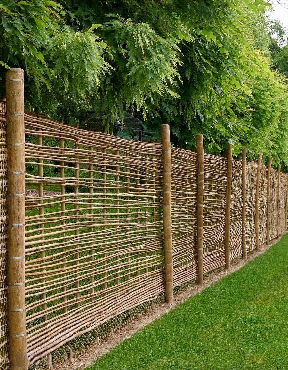 Woven Willow Fencing