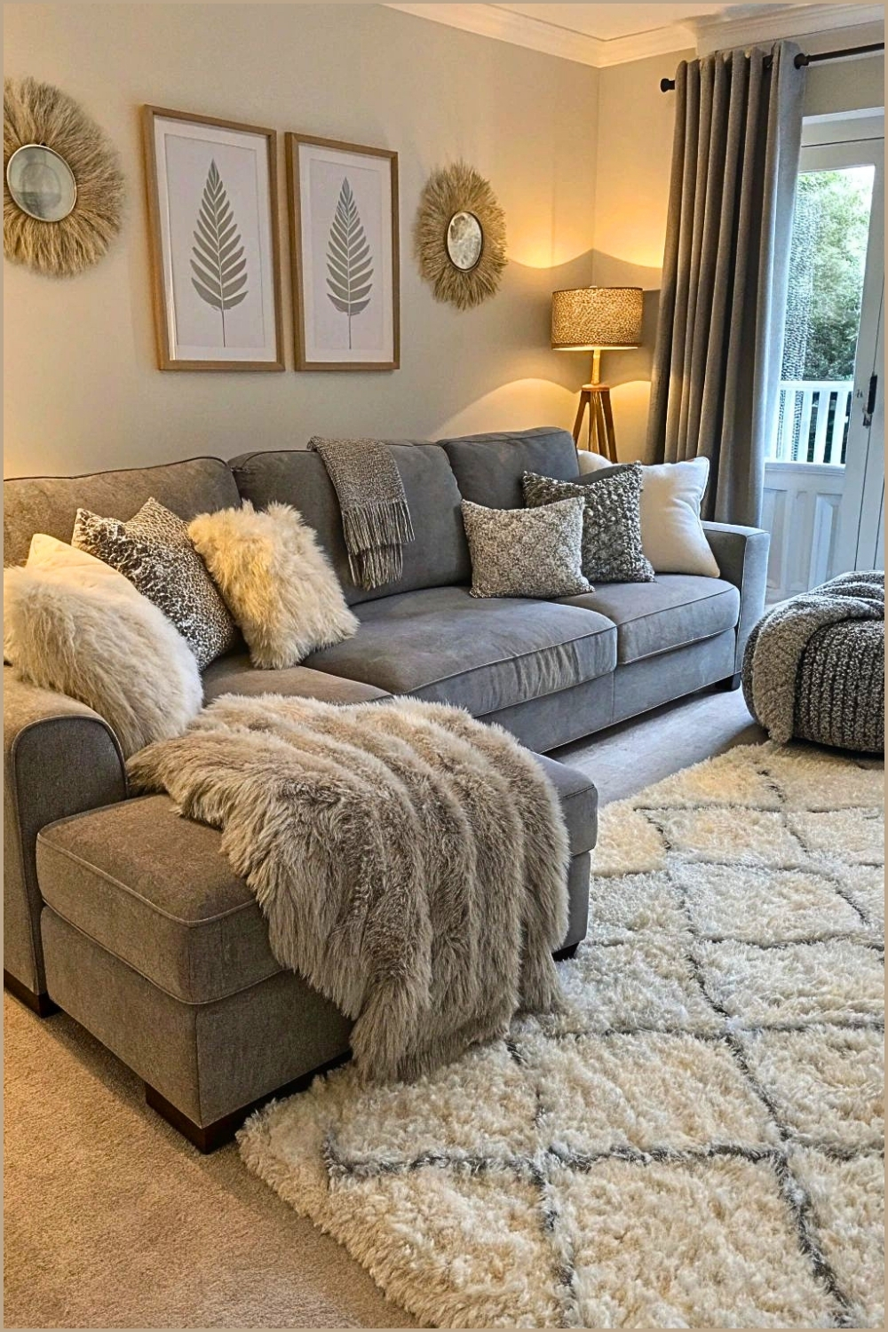 1 Cozy Grey and Cream Oasis