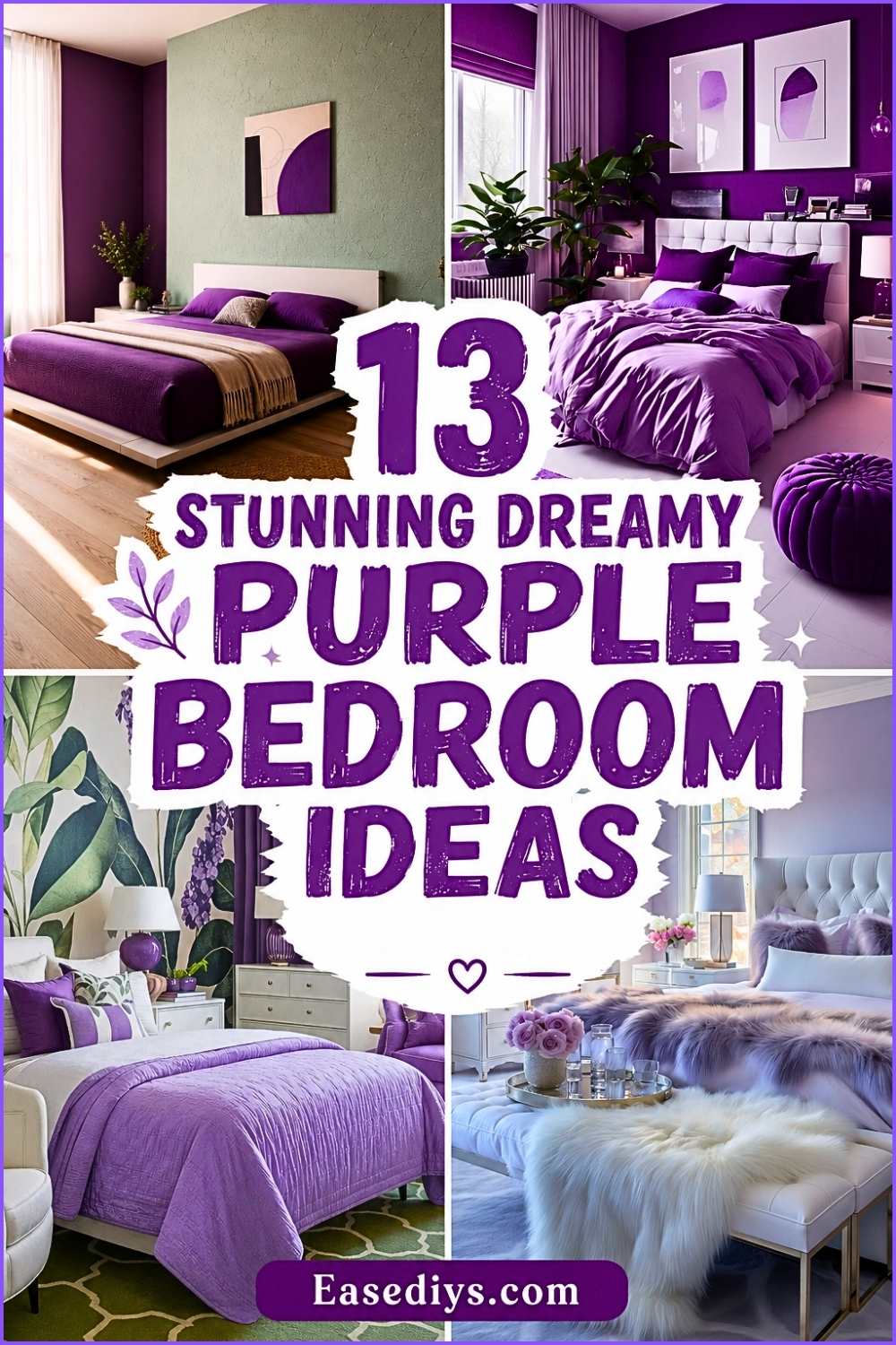 13 Stunning Dreamy Purple Bedroom Ideas For A Cozy Home