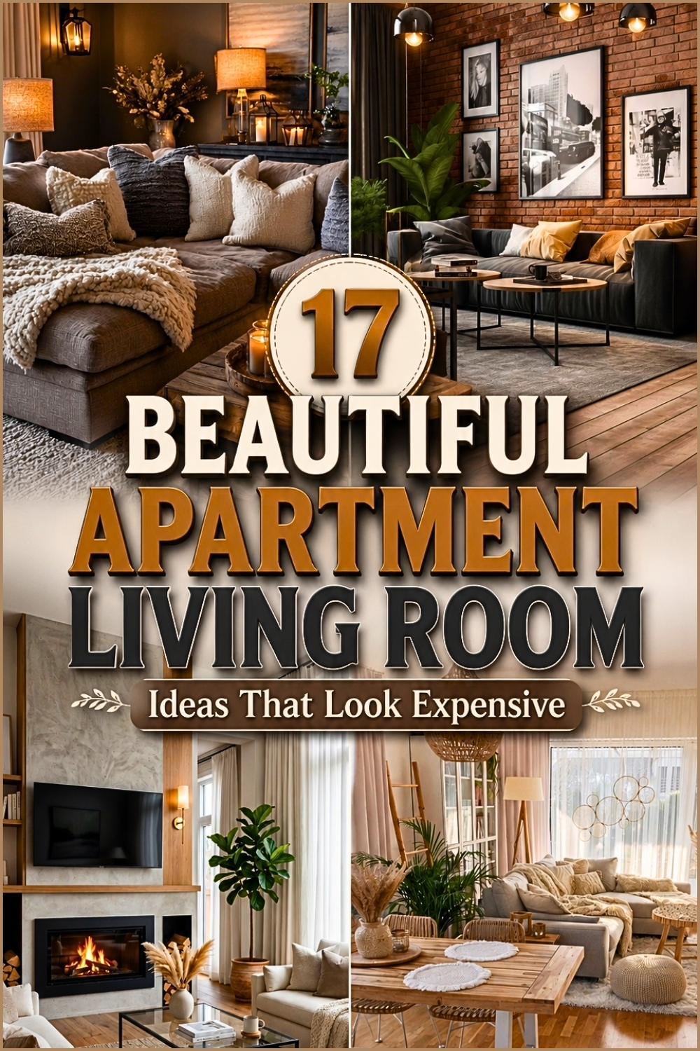 17 Beautiful Apartment Living Room Ideas That Look Expensive