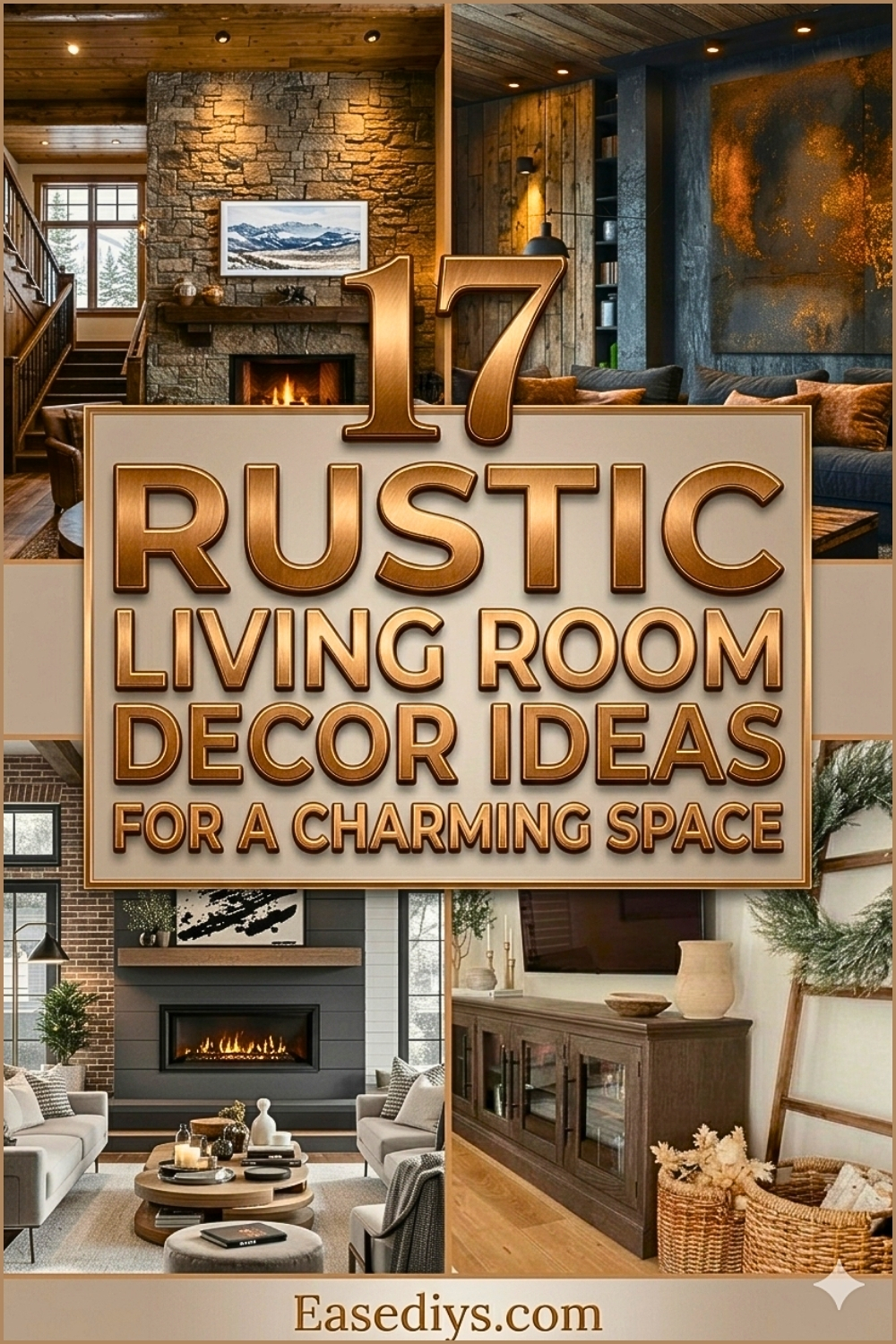 17 Rustic Living Room Decor Ideas for a Charming Space