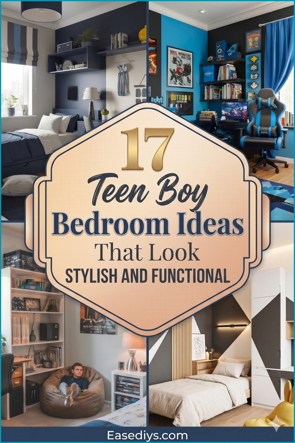 17 Teen Boy Bedroom Ideas That Look Stylish And Functional
