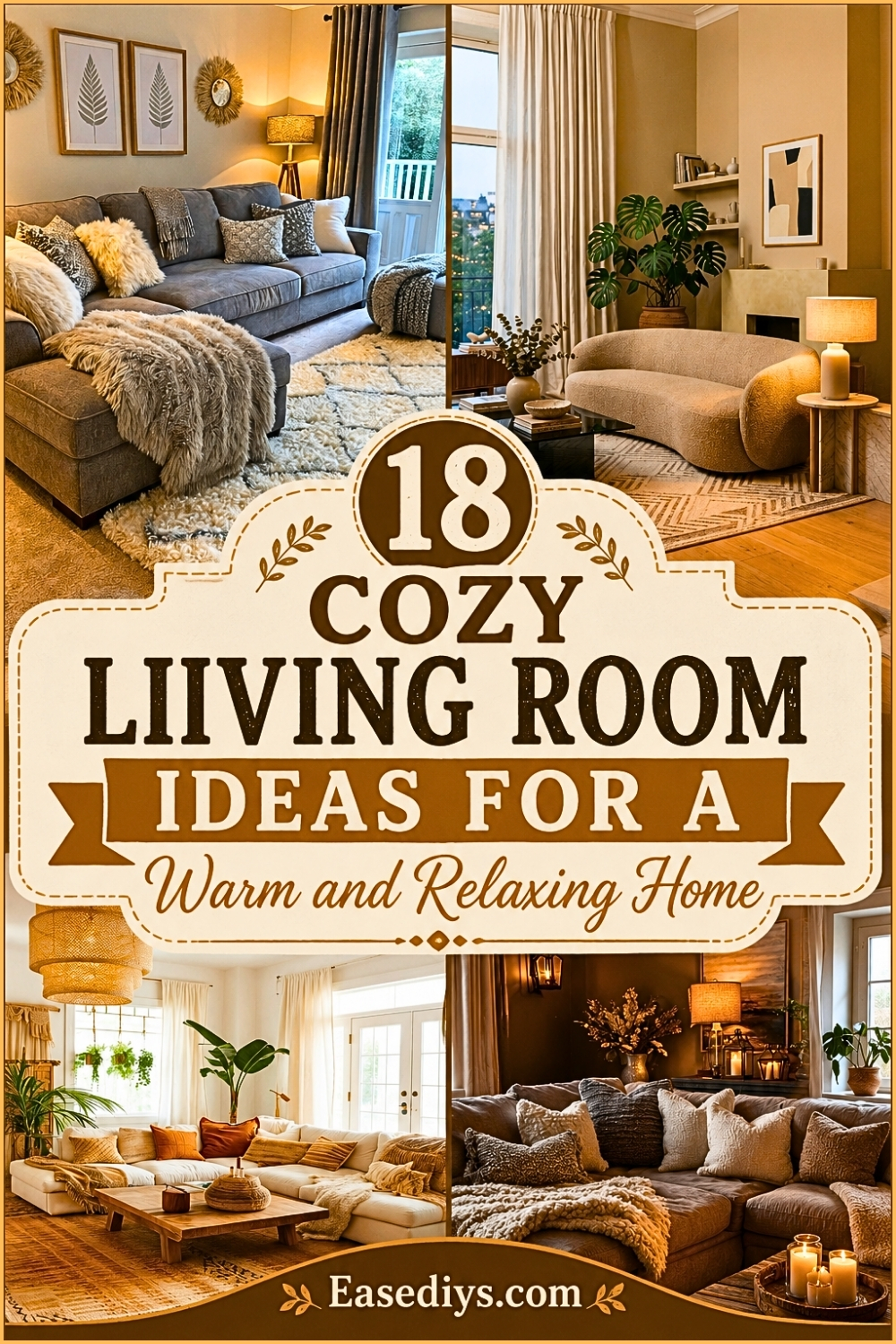 18 Cozy Living Room Ideas for a Warm and Relaxing Home