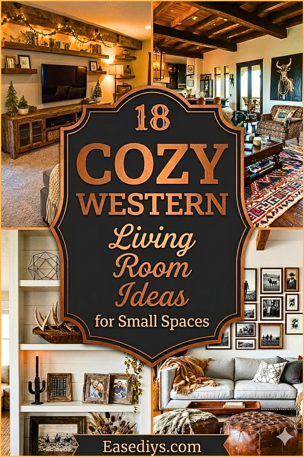 18 Western Living Room Ideas for a Cozy Rustic Home