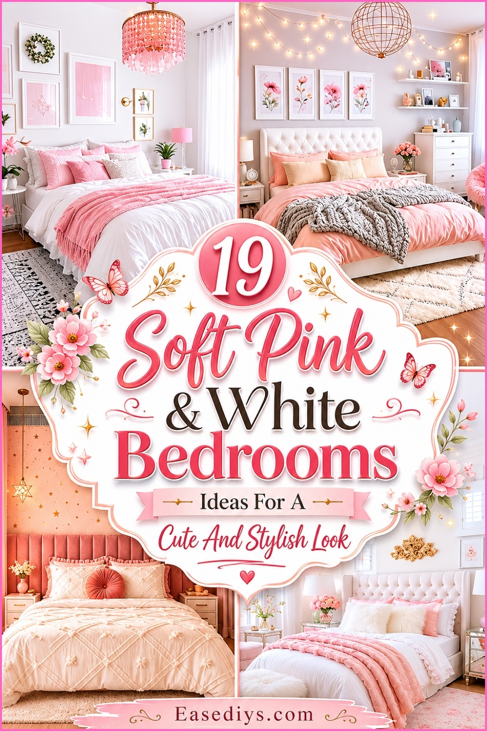 19 Pink And White Bedroom Ideas For A Cute And Stylish Look