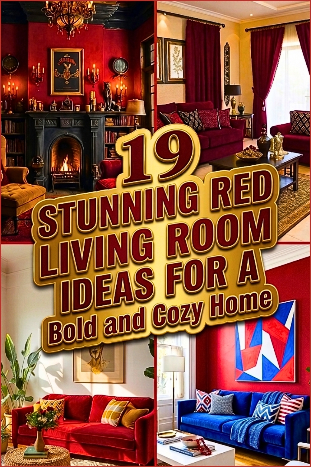 19 Stunning Red Living Room Ideas for a Bold and Cozy Home