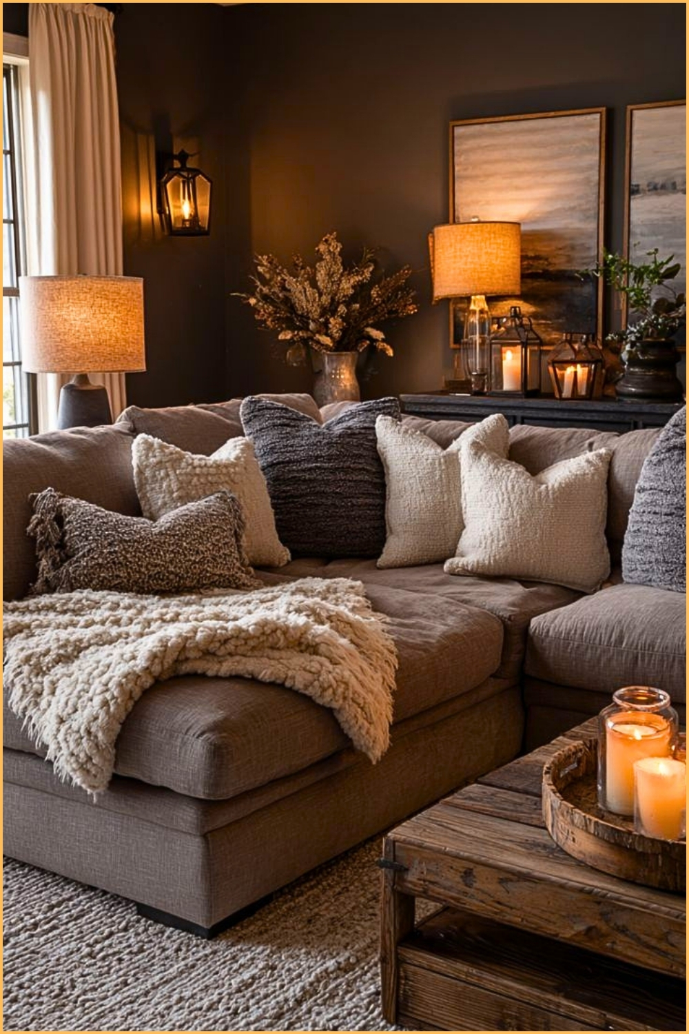 2 Warm and Moody Living Space