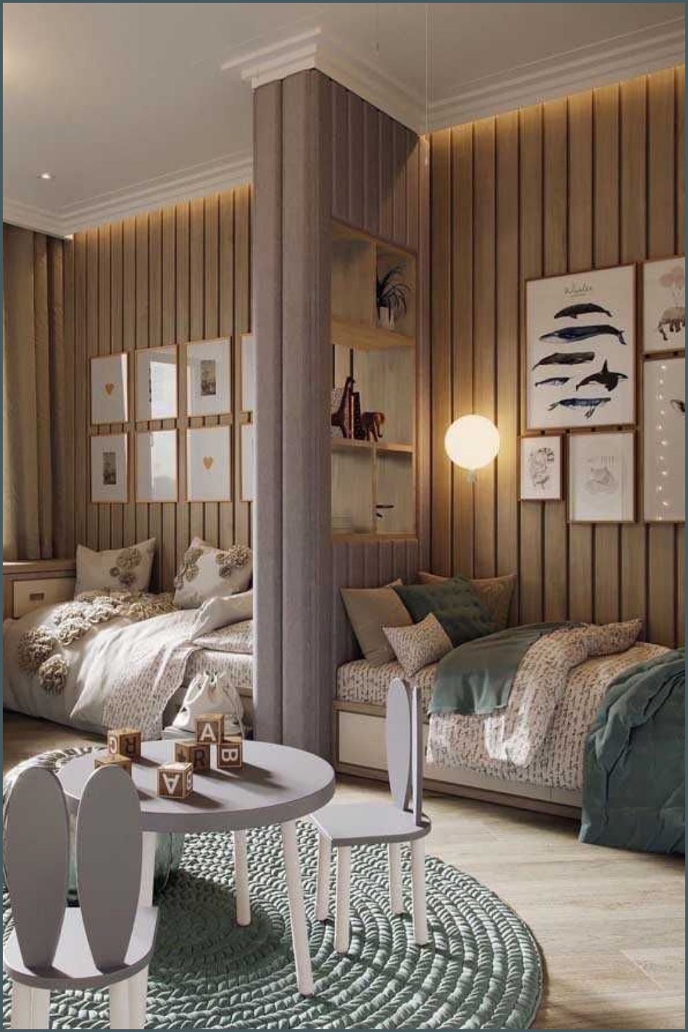 2 Wooden Slat Twin Sanctuary