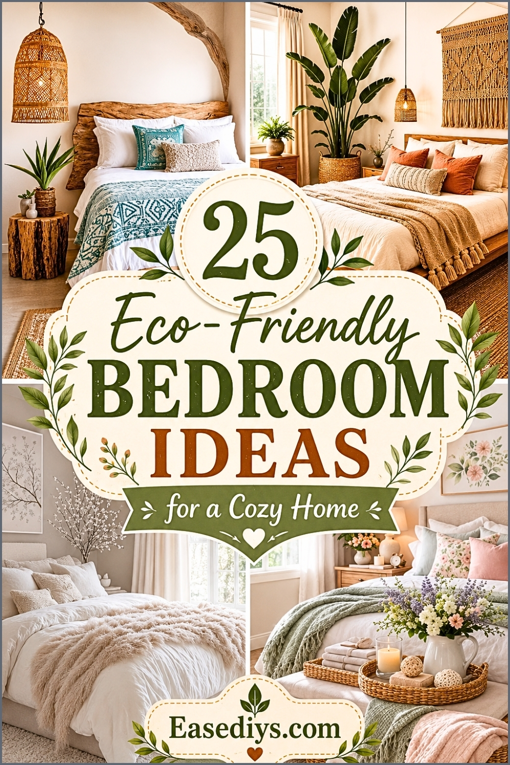 25 Eco-Friendly Bedroom Ideas for a Cozy Home