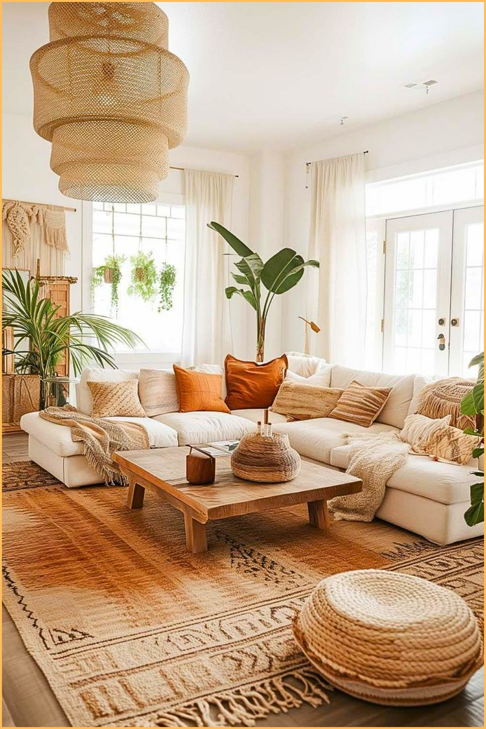 3 Bright Boho-Chic Living Room