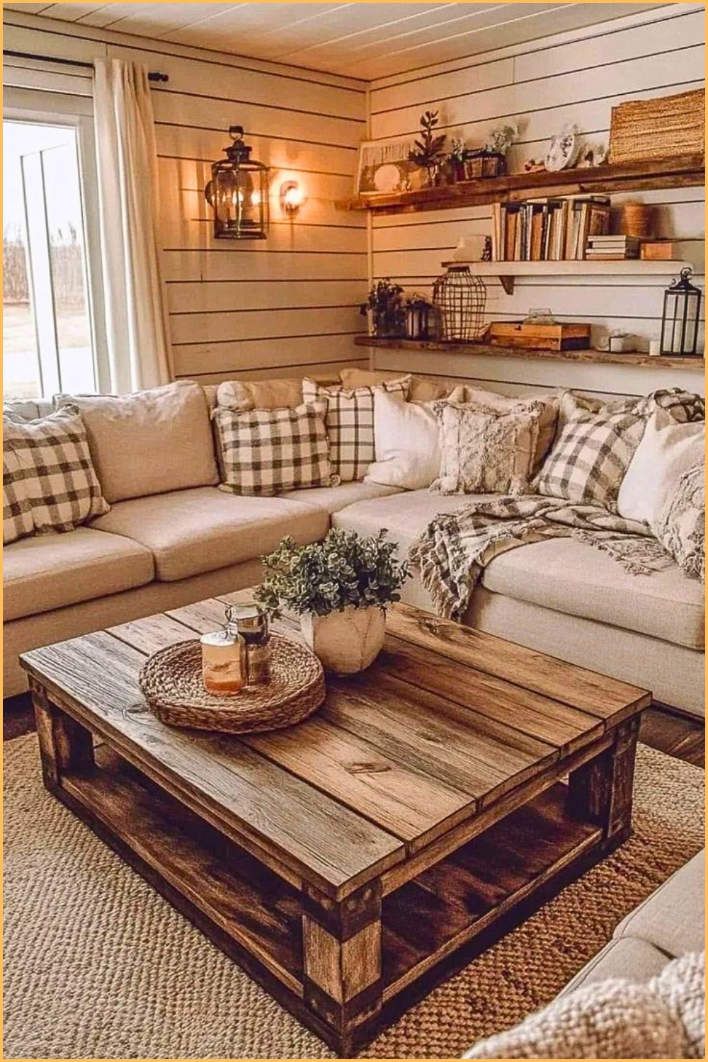 3 Cozy Plaid Farmhouse Nook