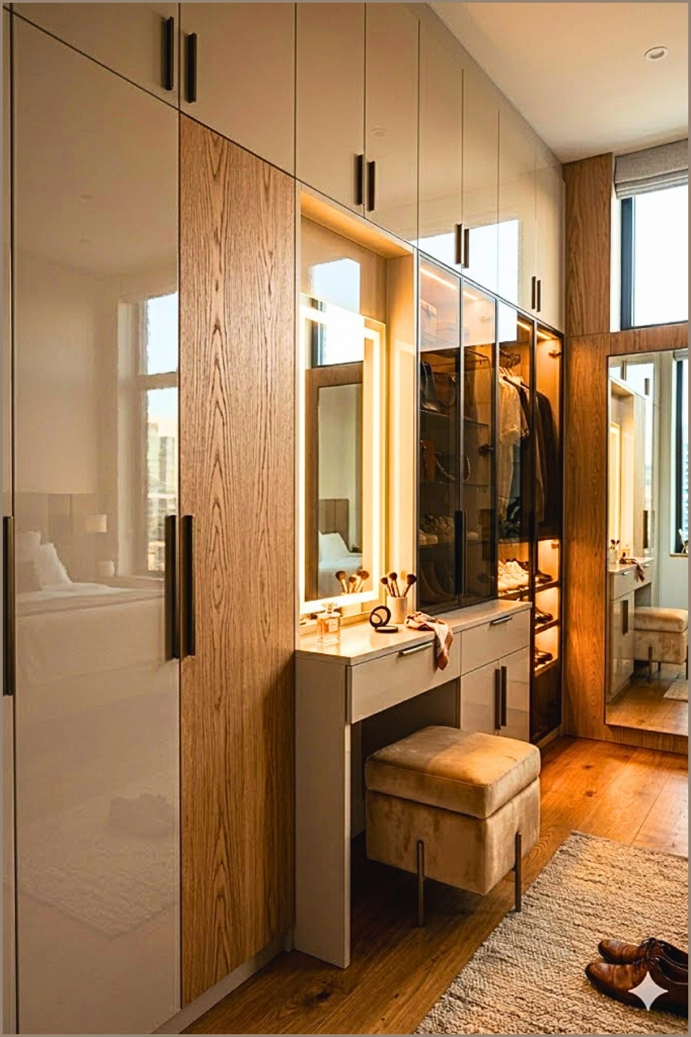 Adding a Dressing Area for Everyday Convenience