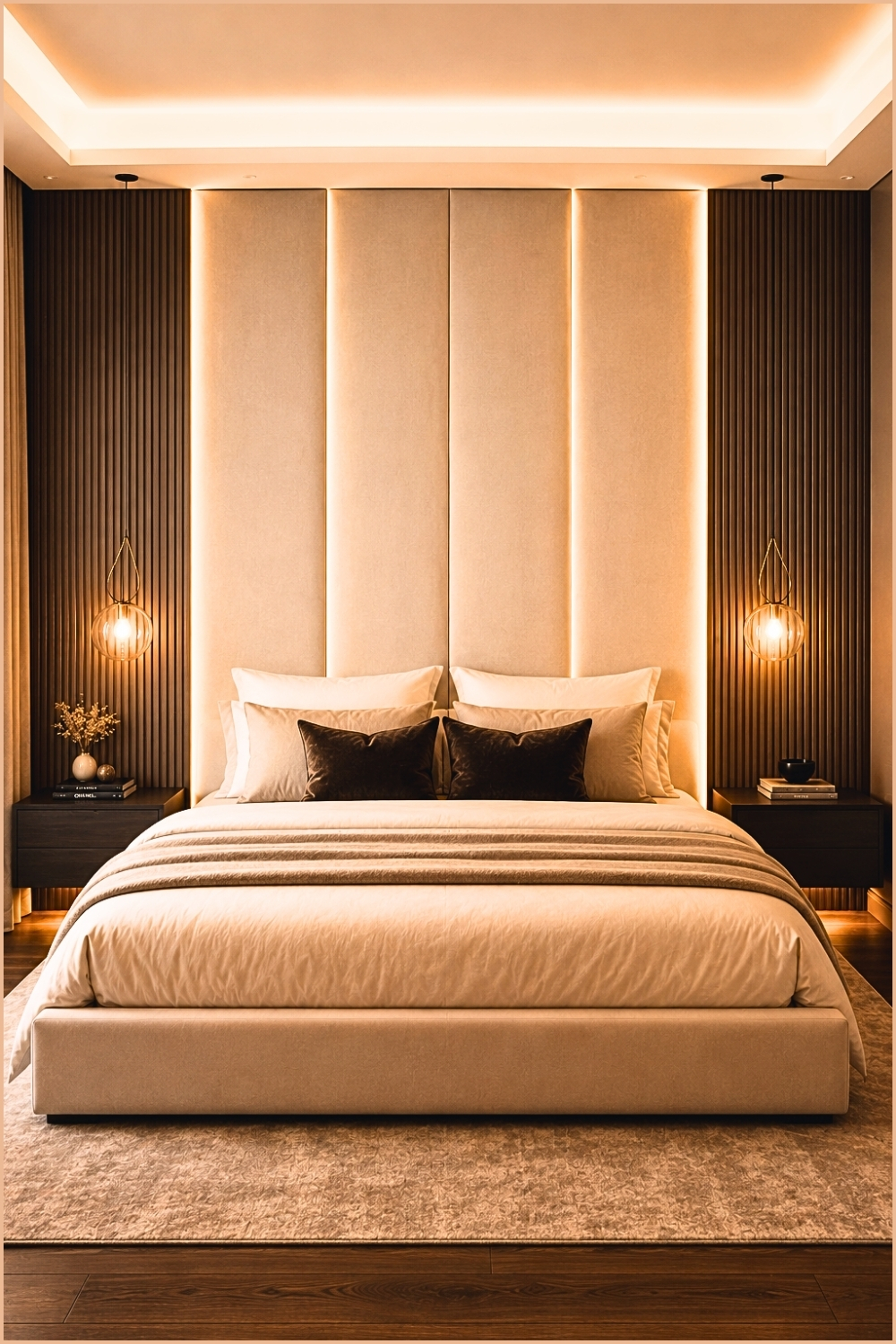 Ambient Minimalist Luxury Bedroom