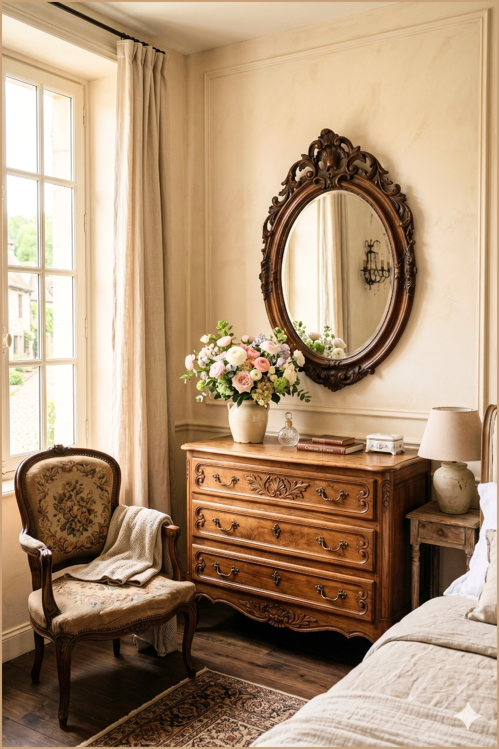 Antique French Dresser Corner