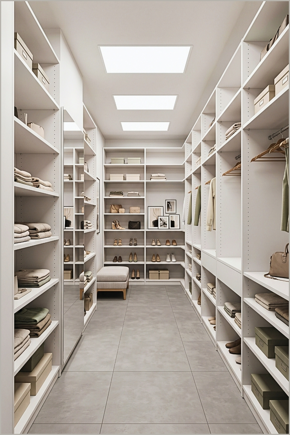 Architectural White Shelving