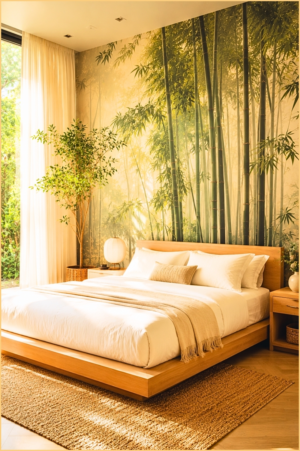 Bamboo Forest Accent Bedroom