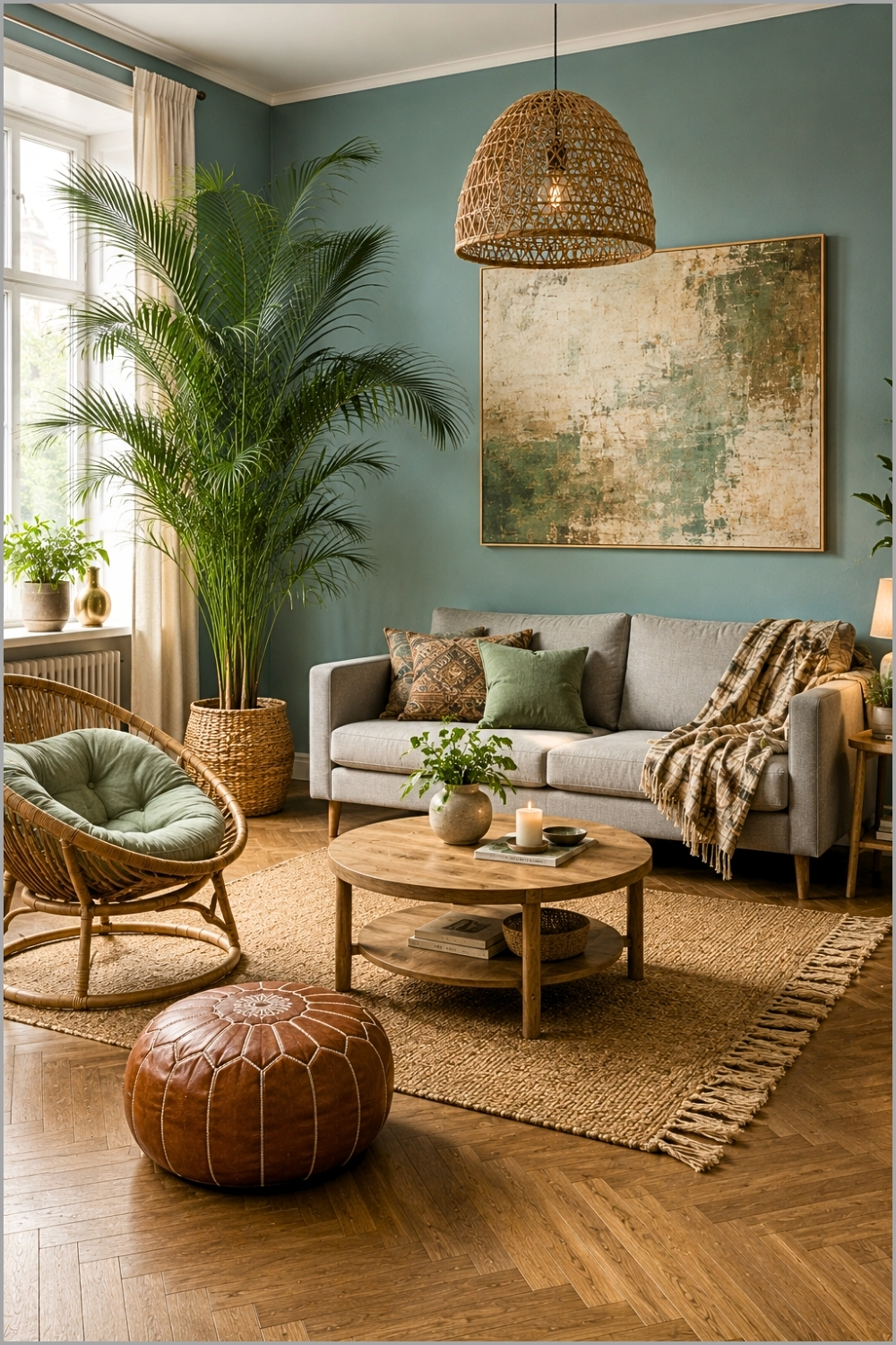 Bohemian Teal Retreat