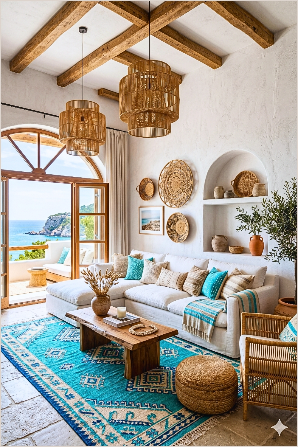 Boho Coastal Rug Styling Ideas