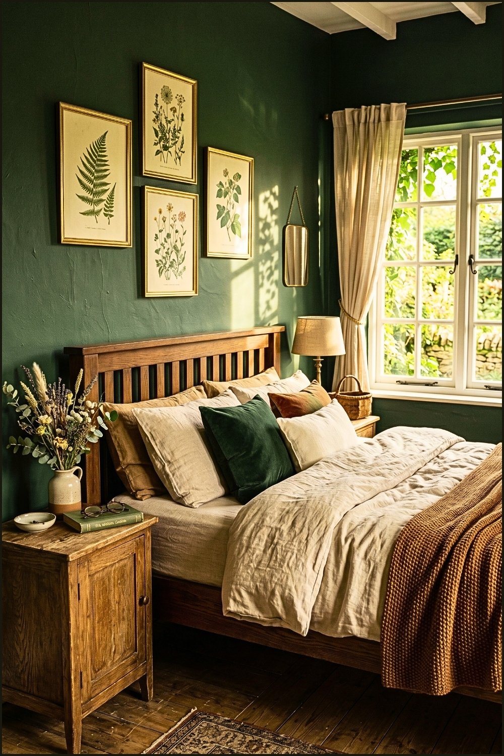Botanical Green Bedroom Retreat
