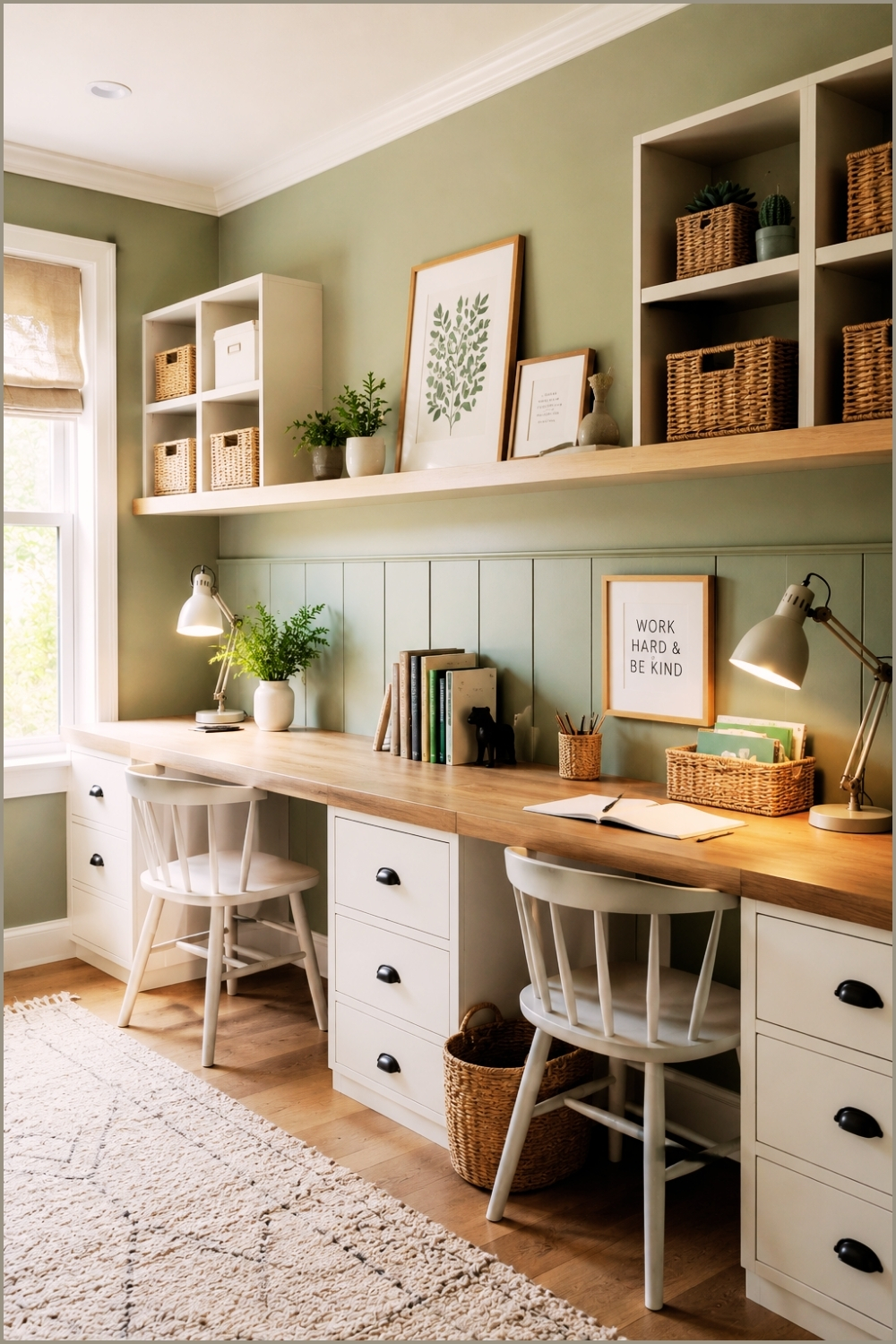Built-In Homework Station Kids Room