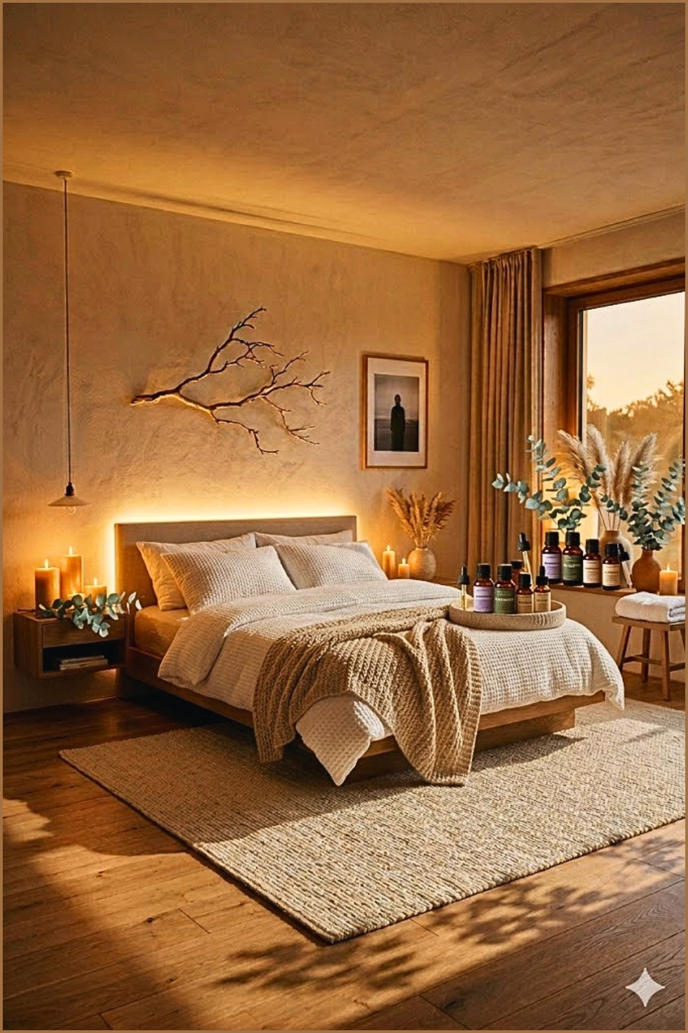 Calm Bedroom Spa Retreat Aesthetic