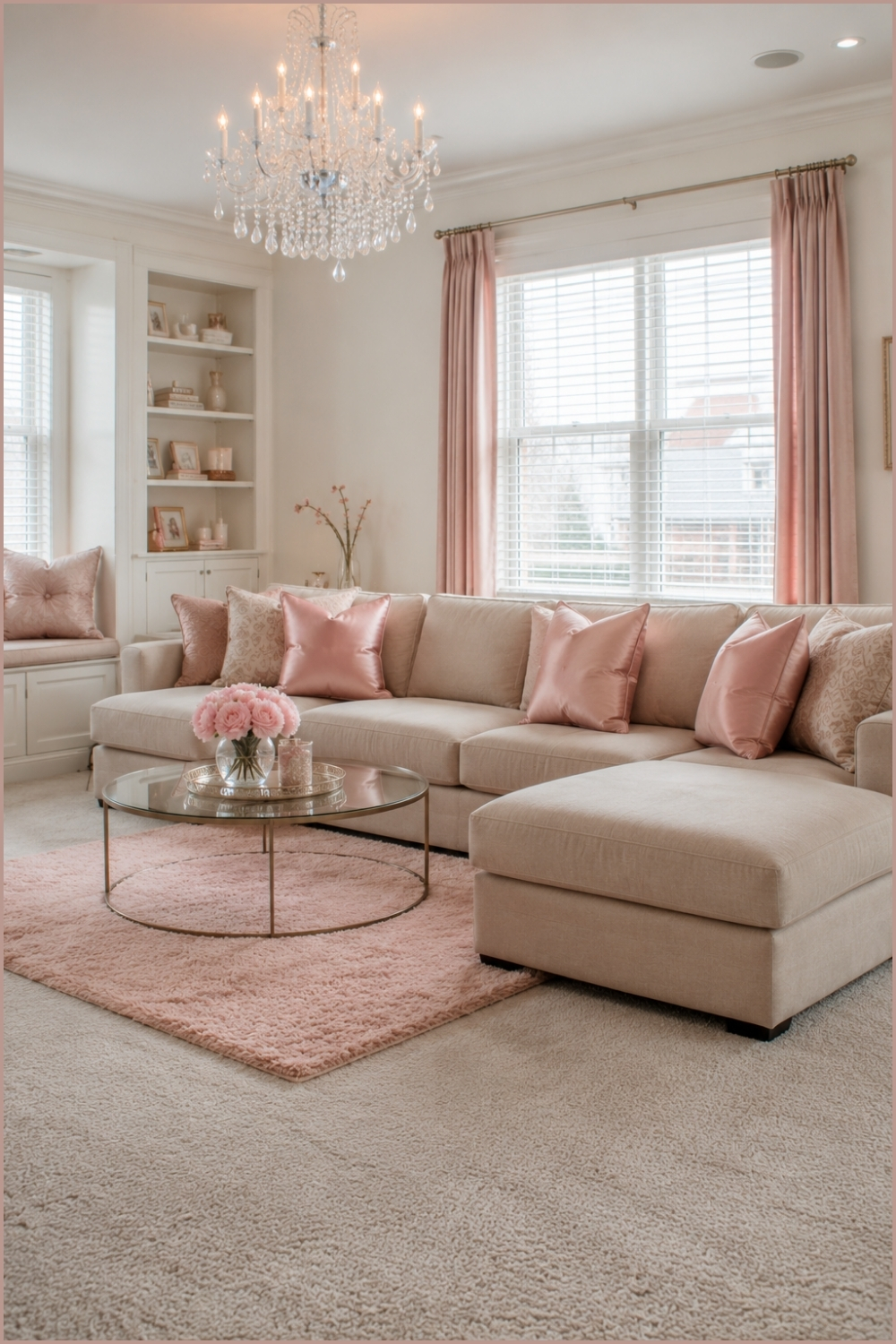 Chic Minimalism with a Soft Pink Twist