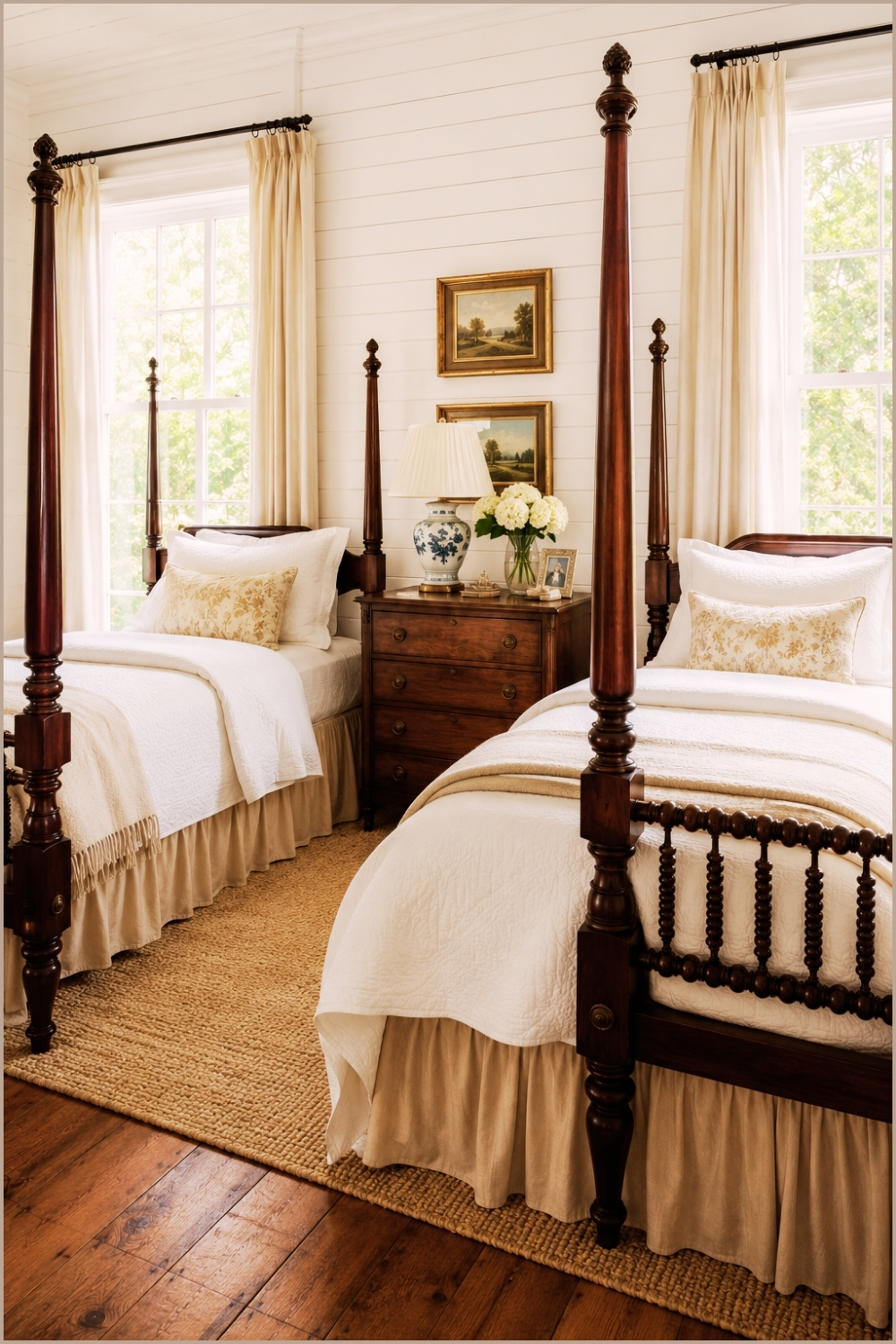 Classic Southern Twin Bedroom